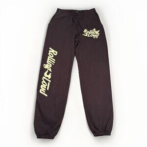 Rolling Loud NYC Brown Sweatpants Men's Size Medium Streetwear‎